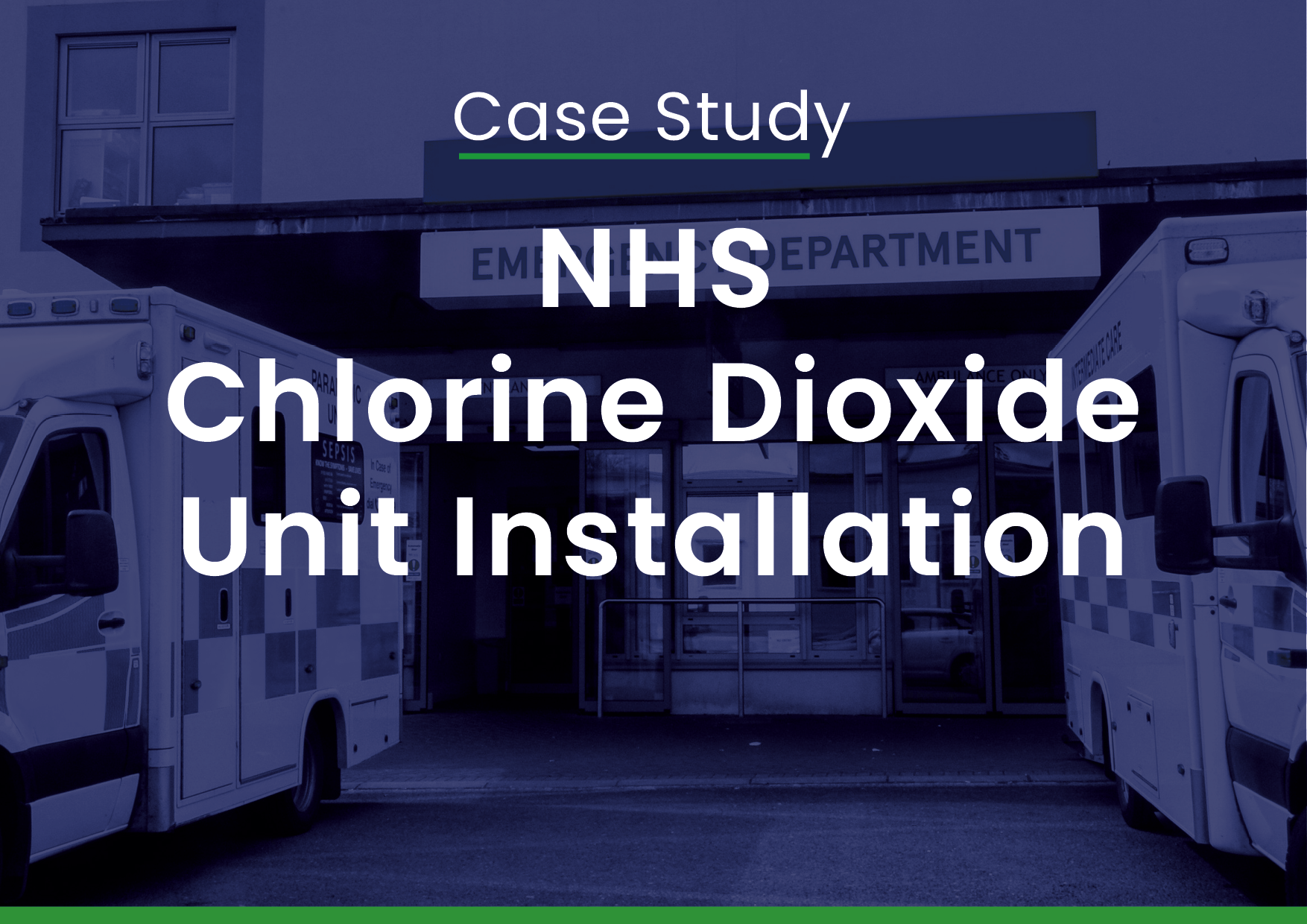 Gnox Clo2 Unit NHS Chlorine Dioxide Unit Installation - Total Environmental Compliance LTD